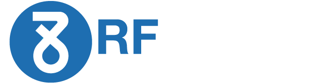 Logotipo de RF diseño