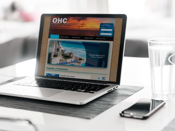 Diseño web Operadora Hotelera Cancún
